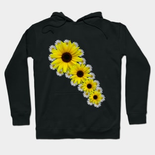 sunflower daisy bloom floral flowers Hoodie